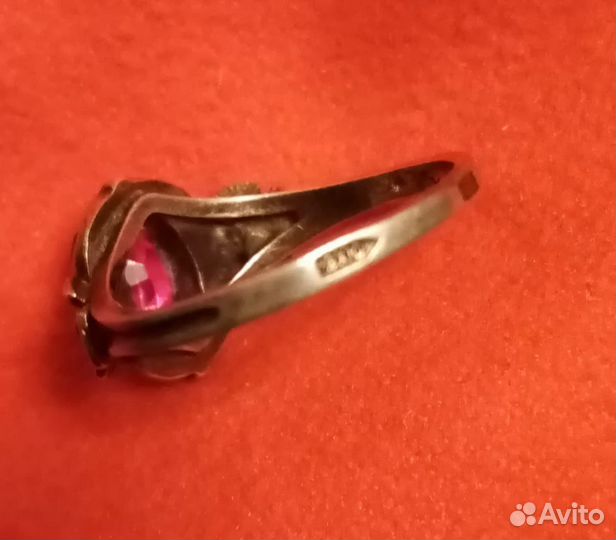 Серебряное кольцо 875 проба Винтаж