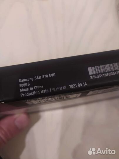 Ssd samsung 870 evo новый в упаковке