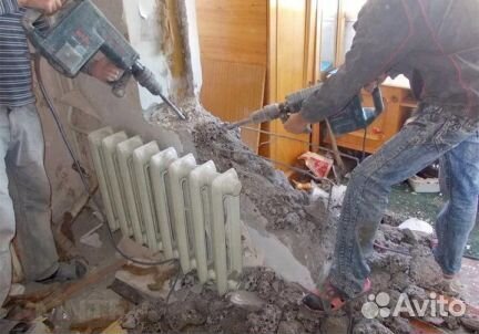 Демонтаж Зданий Разбор Дома Построек Слом Снос