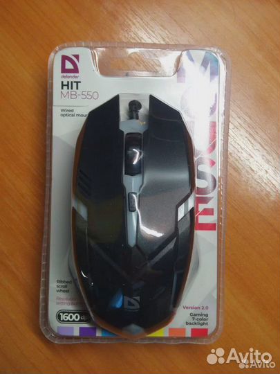 Мышь Defender игровая с подсветкой новая