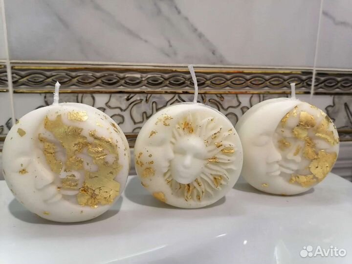 Свечи ручной работы из соевого воска