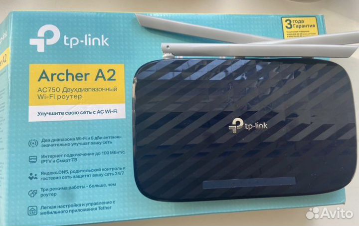 Archer A2 ас750 Двухдиапазонный Wi-Fi роутер