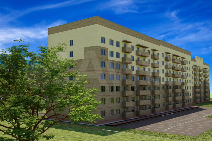 2-к. квартира, 53,7 м², 7/7 эт.