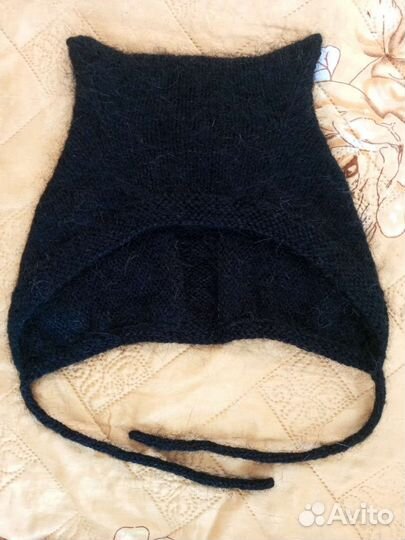 Шапочка для девочки котошапка