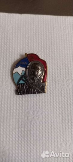 Знак Пик Ленина Очень Редкий RRR Оригинал