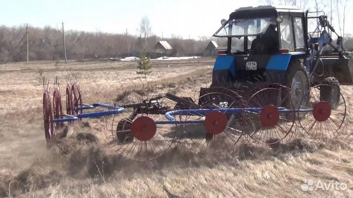 Грабли ворошилки прицепные