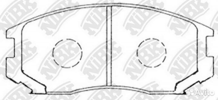 Колодки NiBK PN3285 nibk PN3285