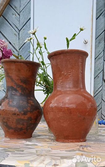 Глиняная крынка