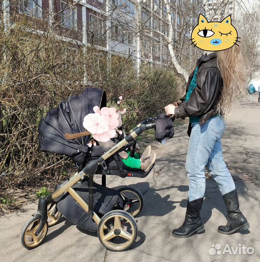 Коляска 2 в 1 adamex chantal