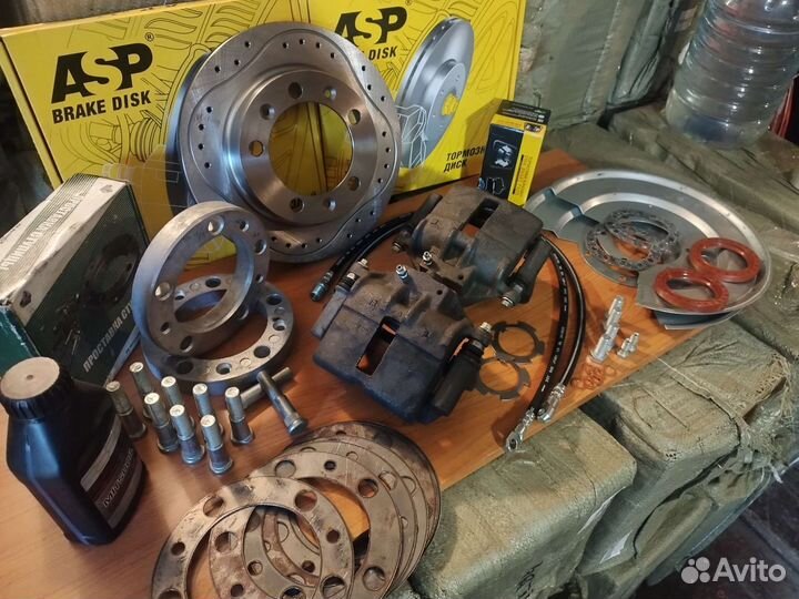 Дисковые тормоза УАЗ военные мосты