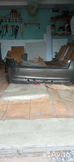 Задний бампер на LADA vesta седан