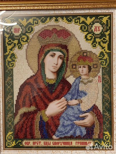 Икона из бисера