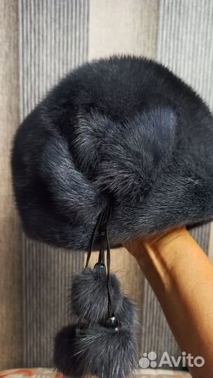 Шапка норковая женская 56- 57 р