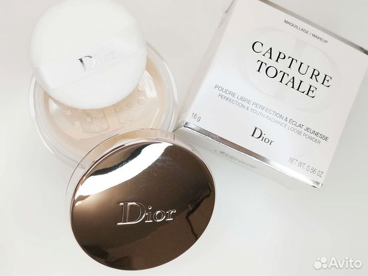 Рассыпчатая пудра capture totaldior