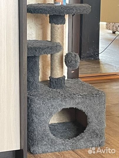 Домик для кошки с когтеточкой