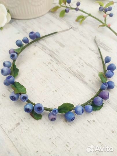 Ободок с ягодками 