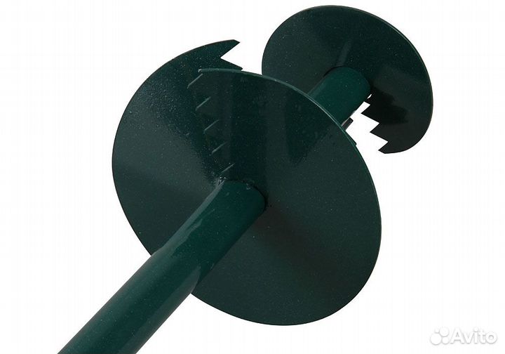 Бур земляной шнековый 1 метр, диаметр 20 см. Новый