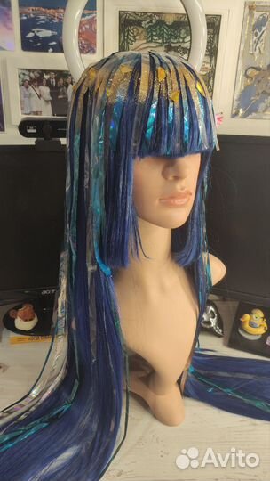 Парик косплей Самоцветы Ляпис Лазурь