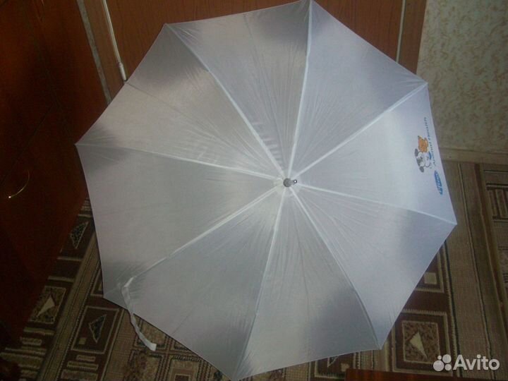 Зонт белый большой 9 шт