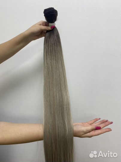 Волосы на трессах био