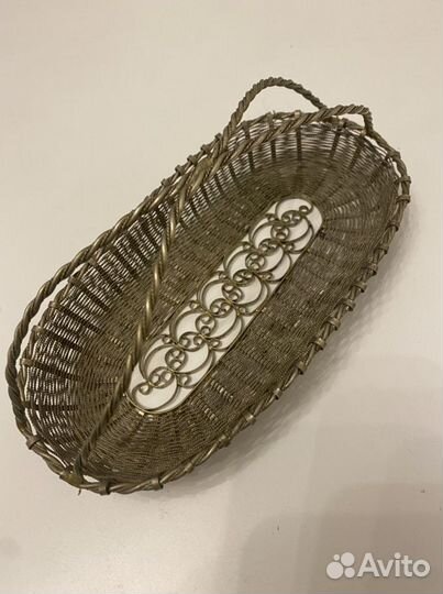 Конфетница мельхиоровая