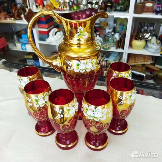 Богемский хрусталь, гранат