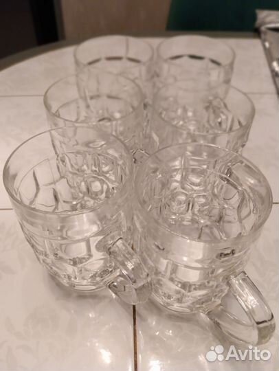 Бокалы, фужеры, кружки Чехия, Франция, хрусталь