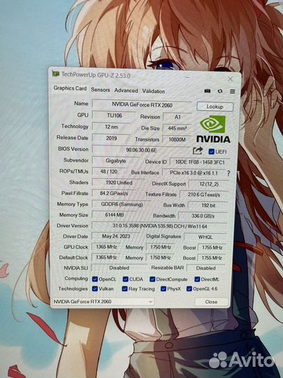 Видеокарта RTX 2060 6 GB 6 мецев Трейд-Ин Скупка