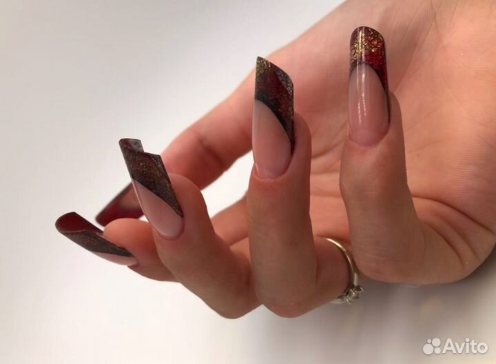 Арочное моделирование и маникюр на просвещения