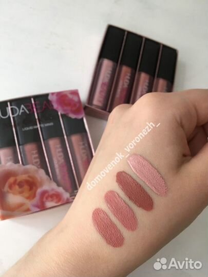 Новый набор помад (Huda Beauty)