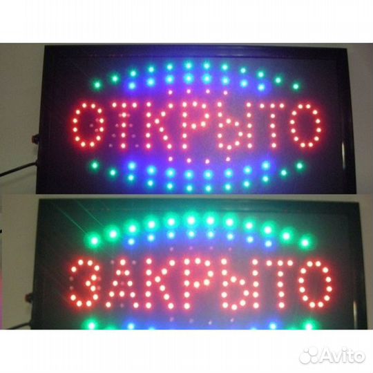 Световые буквы обьемные открыто