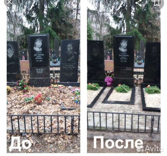 Уход за могилами