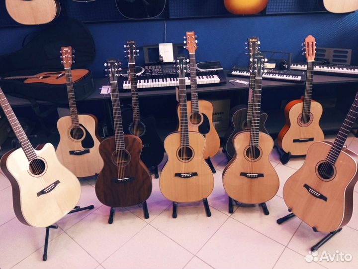 Гитары Parkwood массив с чехлом