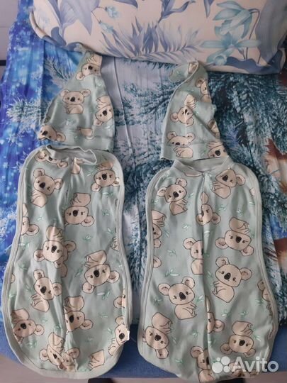 Пеленка кокон для новорожденных