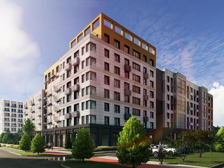 2-к. квартира, 61 м², 3/7 эт.