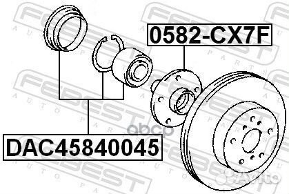 Подшипник ступ. перед Toyota Camry ACV30/MCV30