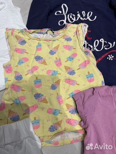 Одежда для девочки пакетом 110 116