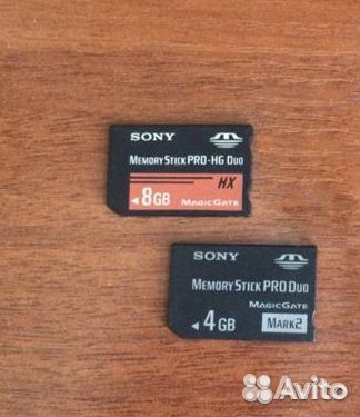 Карта памяти Sony Memory Stick