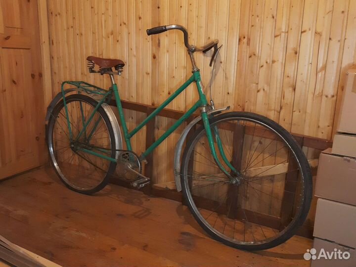 Велосипед пвз ретро СССР 1976 Зеленый