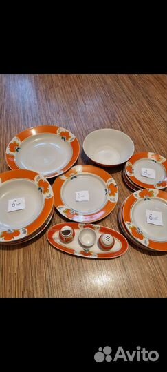 Столовый сервиз фарфор СССР