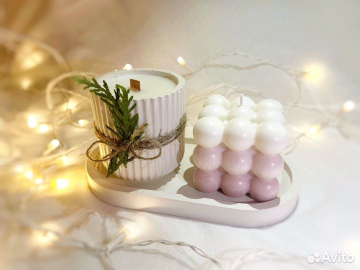 Свечи ароматические / подарочный набор свечей