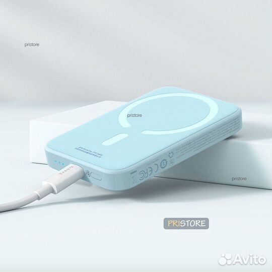 PowerBank с магнитной беспроводной зарядкой 20 Вт