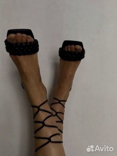 Босоножки женские 36 размер черные