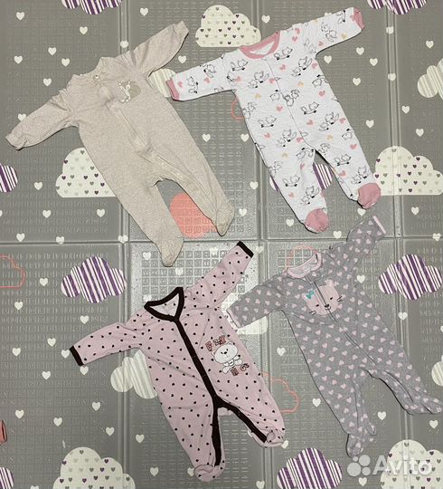 Детские вещи пакетом на девочку 3-6м