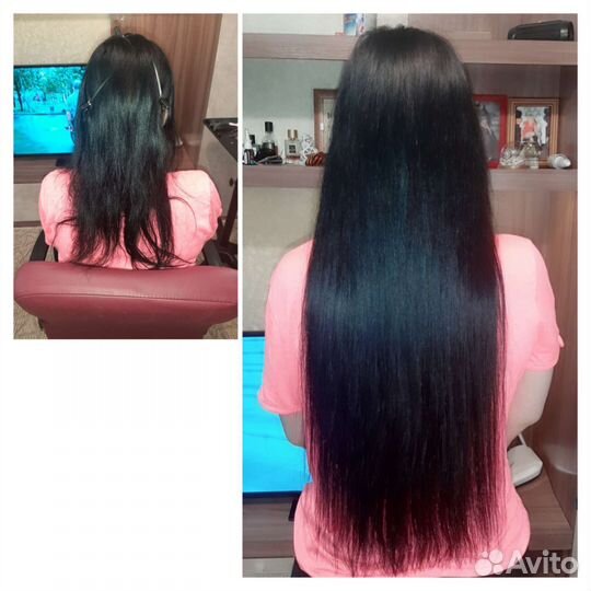 Коррекция нарощенных волос