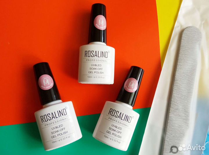 Набор для наращивания ногтей. полигель 3шт