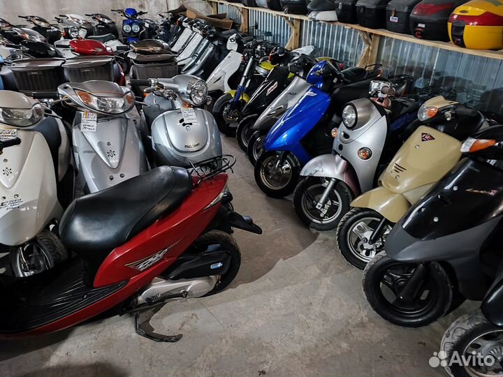 Скутер из Японии без пробега в РФ. 49 куб. см