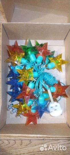 Гирлянда электрическая ёлочная СССР