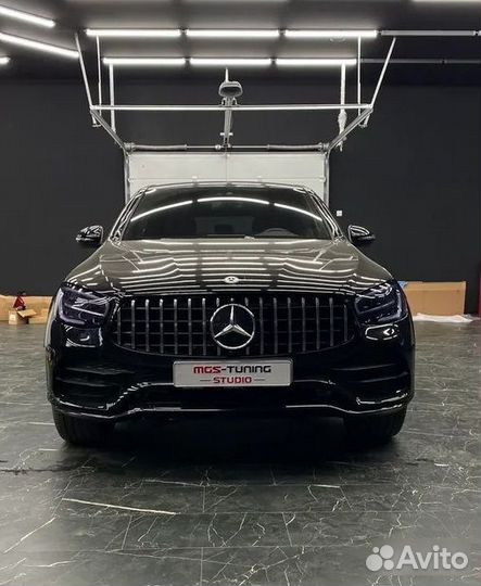 Решетка Mercedes GLC-Coupe C253 в стиле GLC63