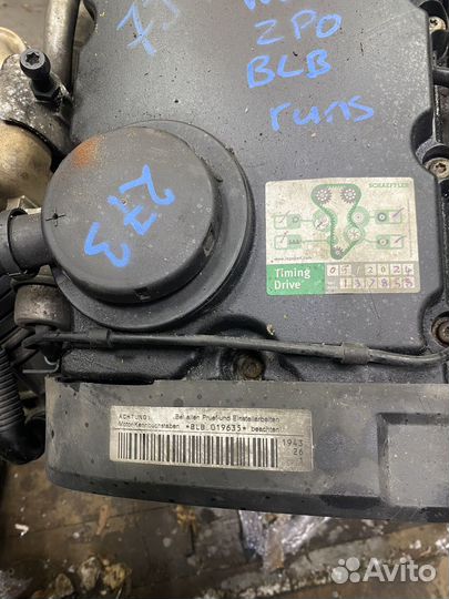 Двигатель Ауди BLB/BRE 2,0 дизель